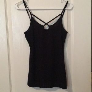 Black tank top